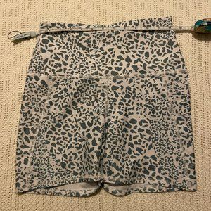 Patterned Athletic Shorts
